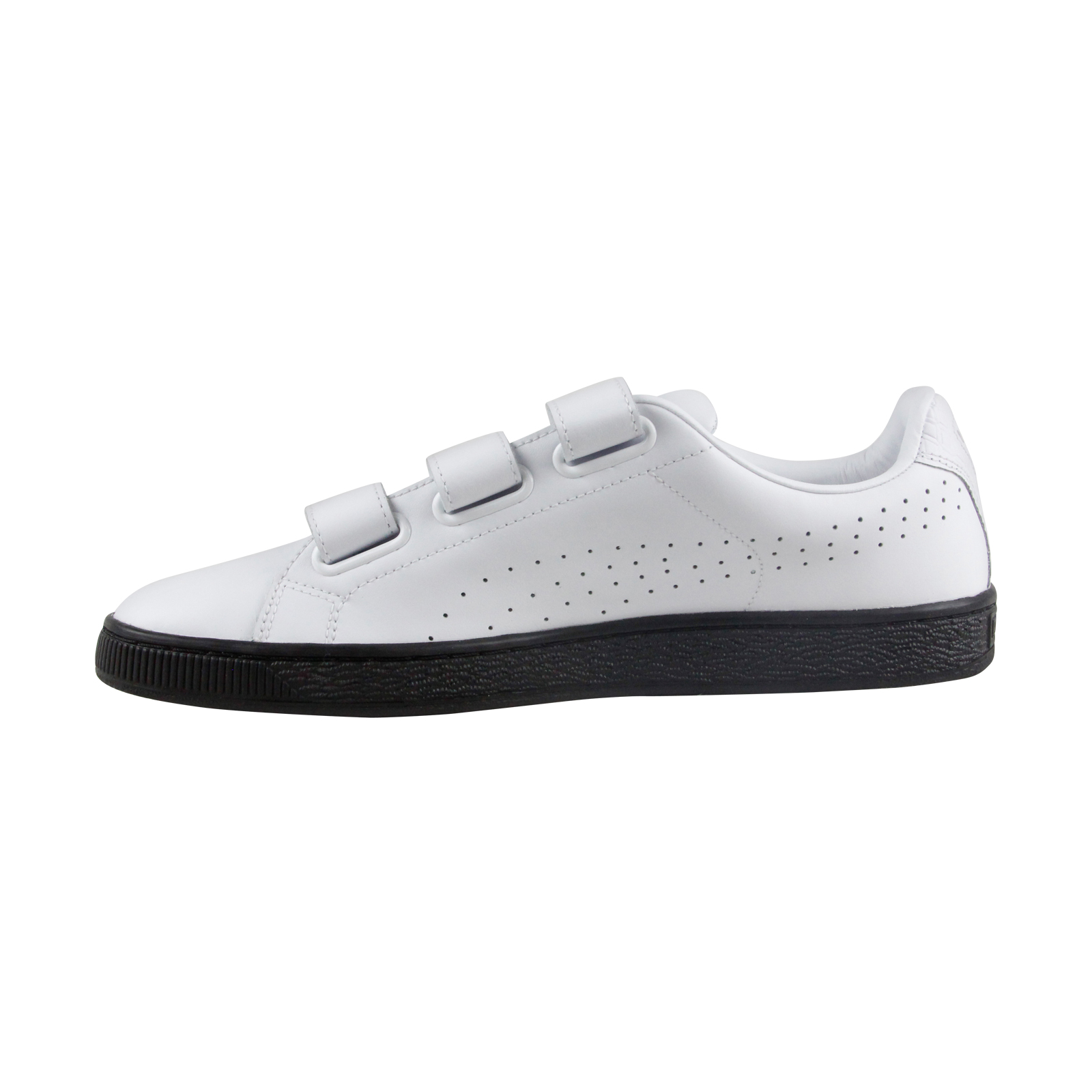 Puma basket classic strap b&w best sale