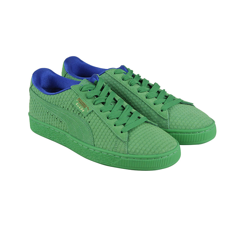 男款pumaclassicarchiveaop运动鞋绿色36733702