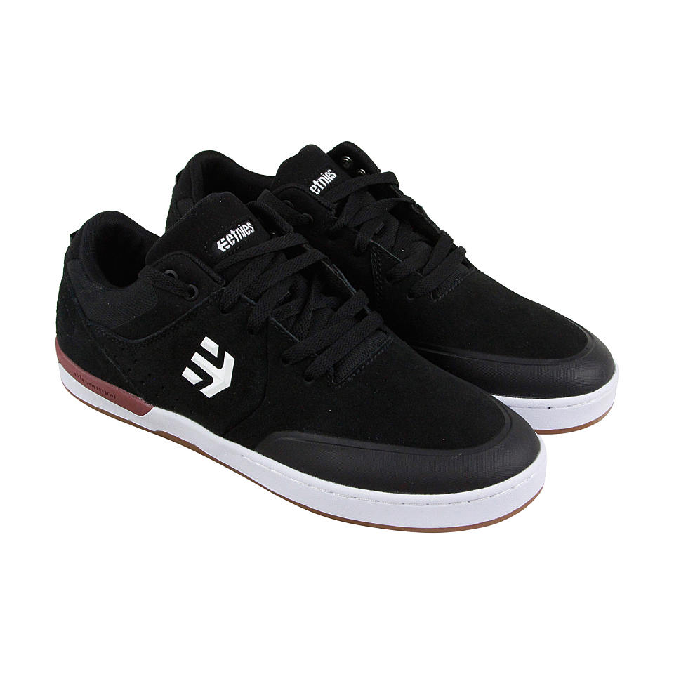 男款etniesmaranaxt运动鞋黑色白色酒红色4101000454357