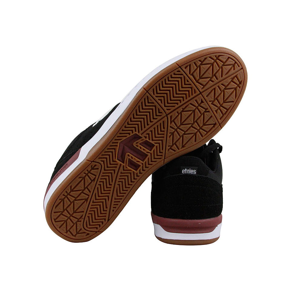 男款etniesmaranaxt运动鞋黑色白色酒红色4101000454357