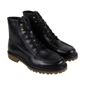 Frye Pine Lug Workboot Mens Black Leather Casual