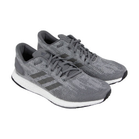 Adidas Pureboost Dpr Mens Gray Textile Athletic Lace Up