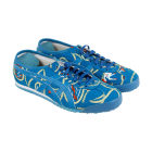 青トラック 女款】Onitsuka Tiger Mexico 66 运动鞋蓝色/绳索印花D5B6Q 4747