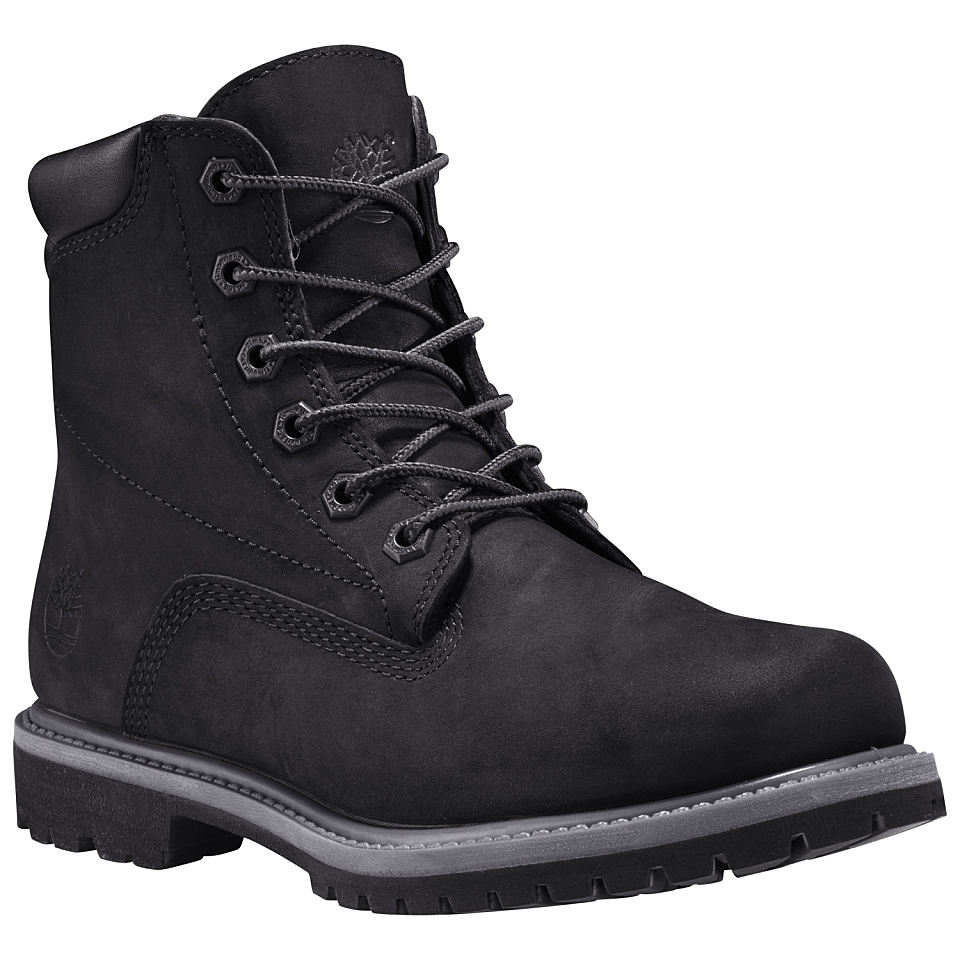 【女款】timberland 经典 waterville 6in basic 黑色 tb0a17vm001 宽