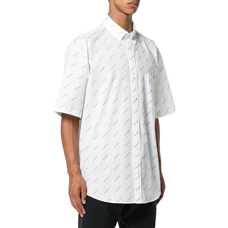 男款balenciaga巴黎世家白色男士衬衫534332tbl969040