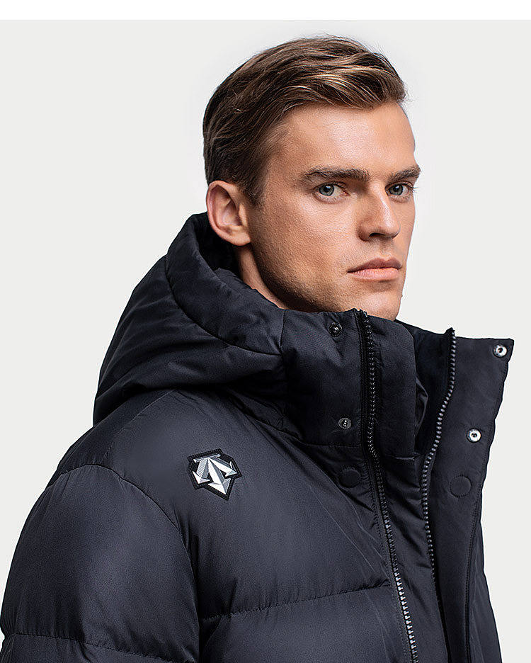 【男款】 【长款】男子保暖长款羽绒服吴彦祖同款聚热时尚潮牌休闲