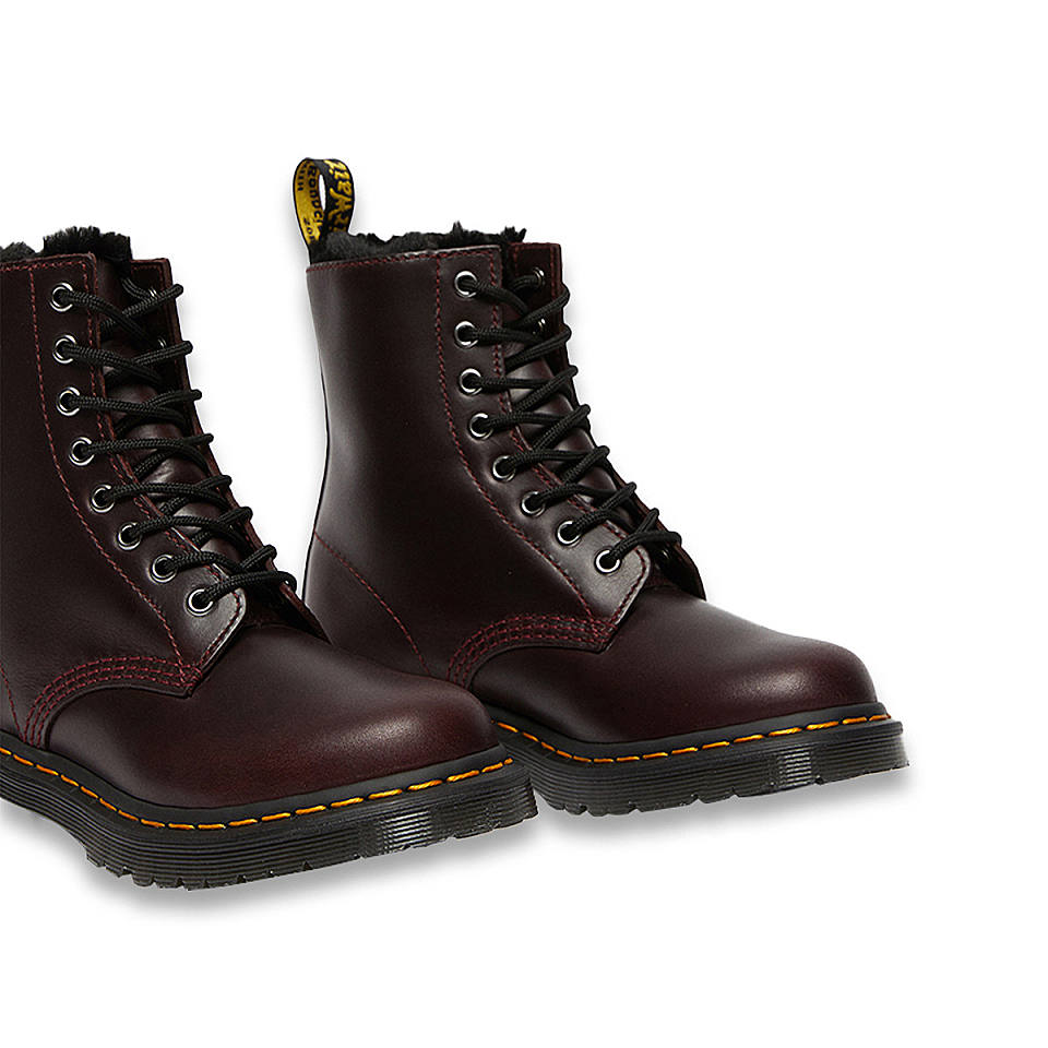 martens马汀博士1460serena8孔人造毛皮衬里男女同款马丁靴