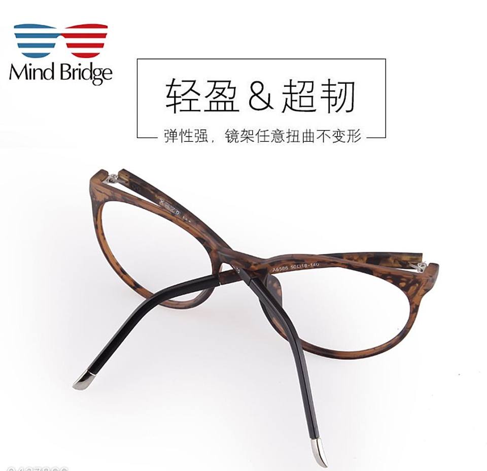 mindbridge超轻圆框瘦脸防辐射防蓝光眼镜