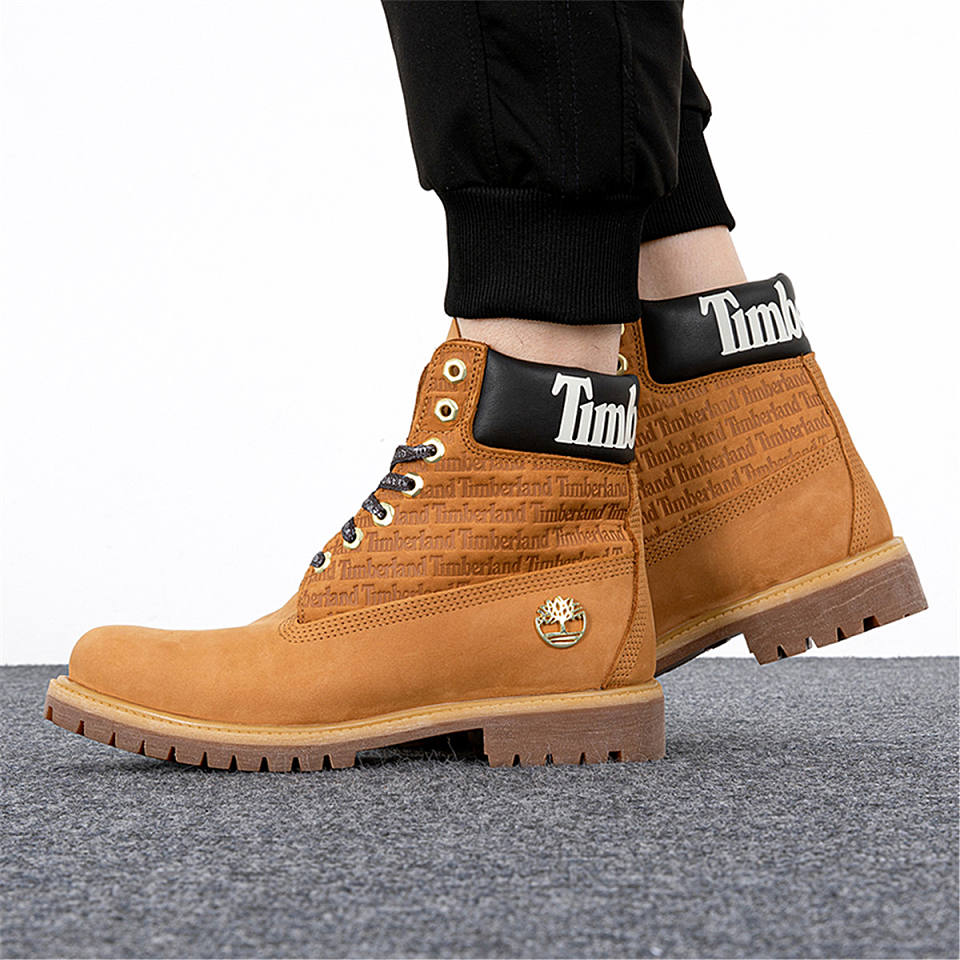 男款运动鞋户外耐磨大黄靴时尚工装靴马丁靴休闲鞋