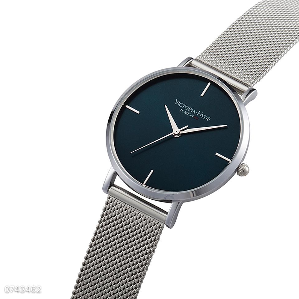 【男款】 victoriahyde男士手表钢带手表休闲时尚蓝盘钢带
