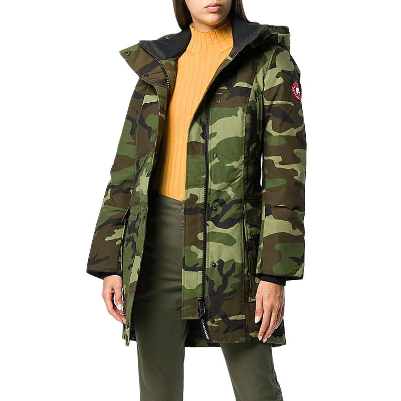 女款canadagoose加拿大鹅女士迷彩色625蓬松度白鸭绒羽绒服3811l