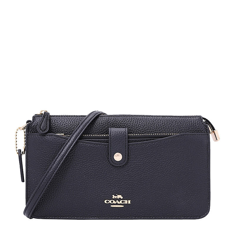 coach 蔻驰 女士黑色单肩斜挎包 32320liblk