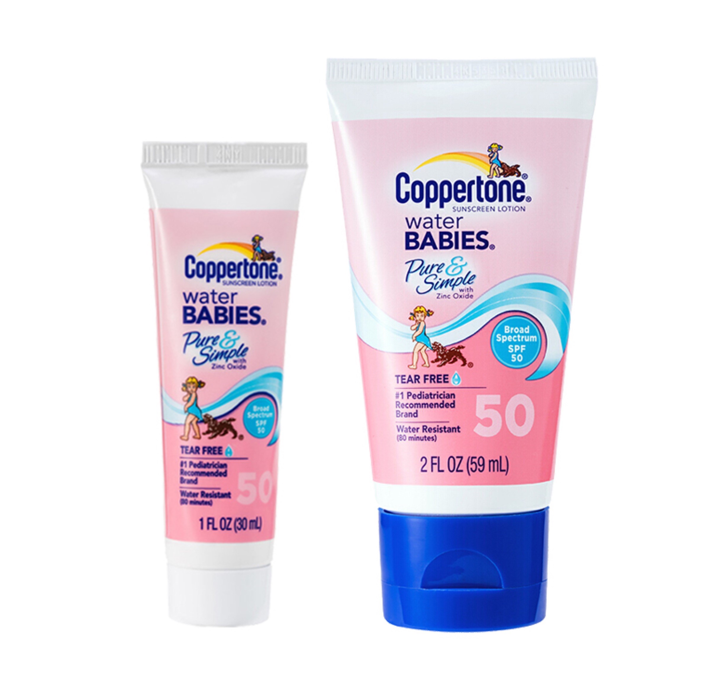 确美同水宝宝纯净防晒乳套装 30ml  59ml spf50  pa