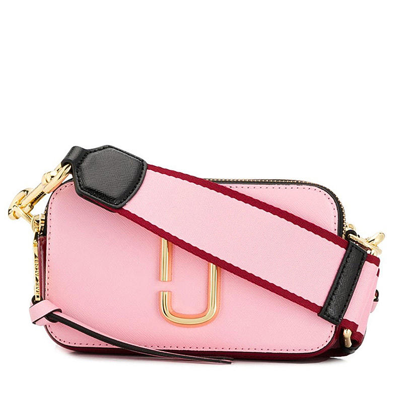 qh ss19 marc jacobs 马克·雅可布 女士粉色相机包 m0012007-679